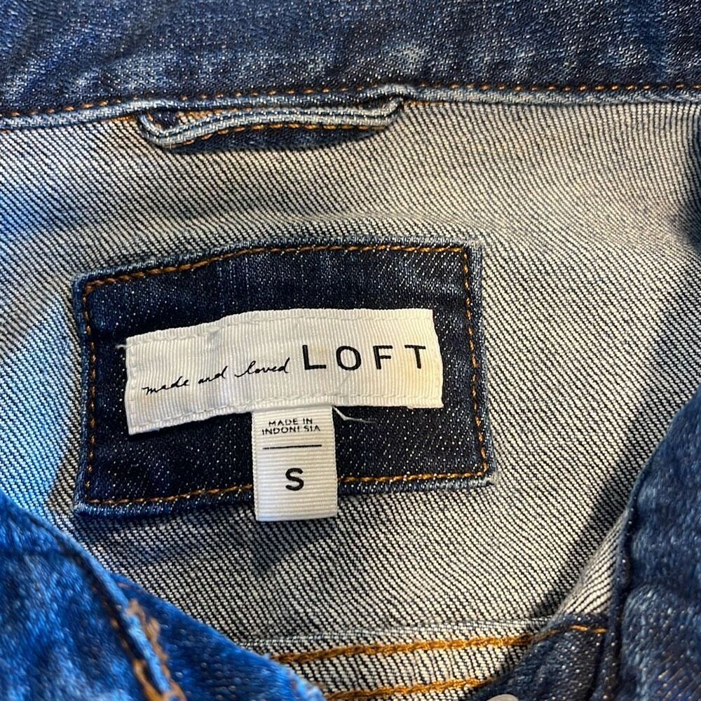 Bundle of 7 Loft Womens Blouse T-Shirt Denim Jacket Pants Assorted Color Small‎ - Picture 7 of 10